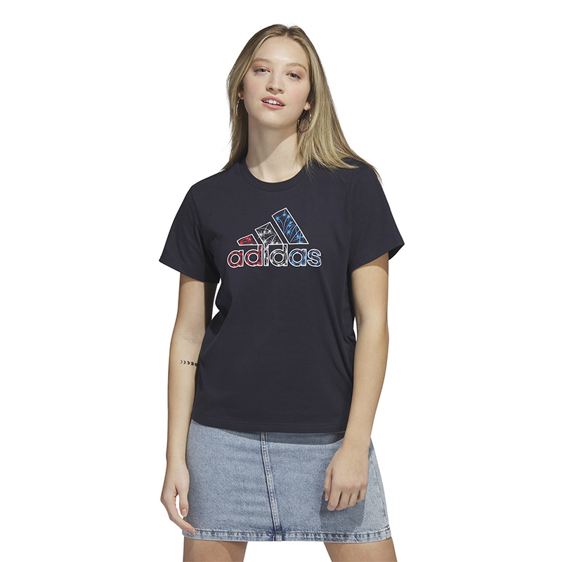 adidas Americana Graphic Tee (W) (Legend Ink) - Fromuth Pickleball
