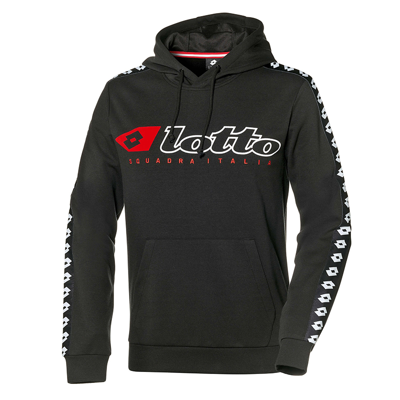 Lotto Athletica Due Sweat Hoodie (M) (Black) - Fromuth Pickleball