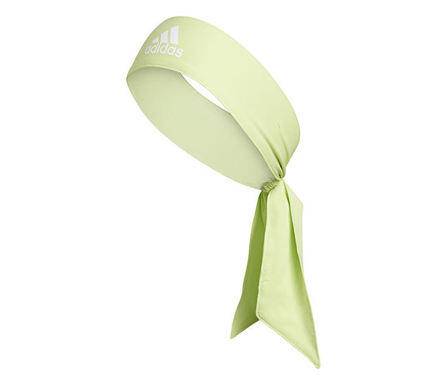adidas Alphaskin Tie Headband (Lime)