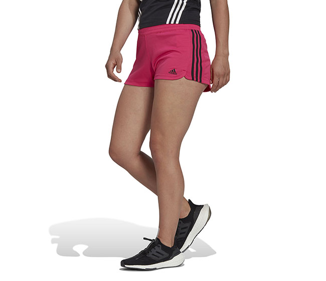 adidas Pacer 3 Stripe Short (W) (Magenta) - Fromuth