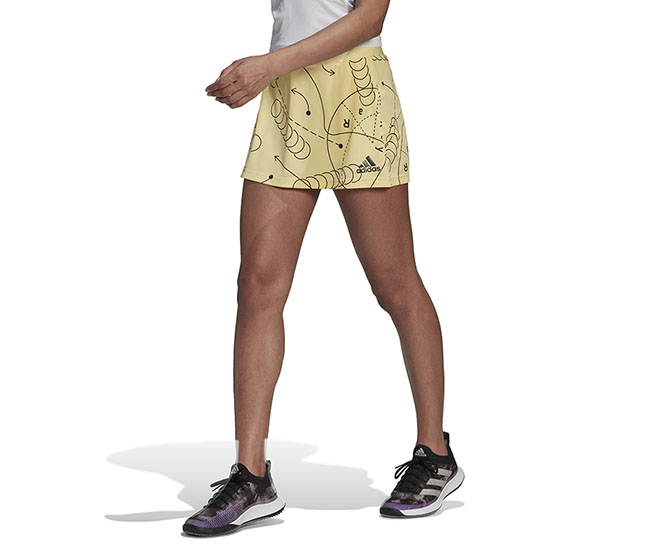 adidas Club Graphic Skirt (W) (Almost Yellow)