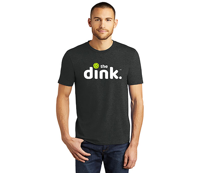 the dink Perfect Tri Blend Short Sleeve Tee (M) (Black)