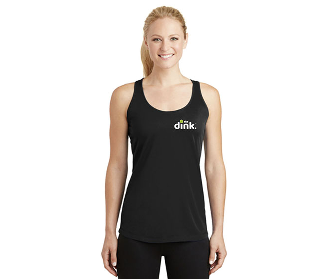 the dink Competitor Racerback Tank (W) (Black)