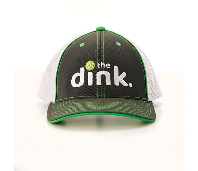 the dink Trucker Flexfit Cap (U) (Grey/Lime)