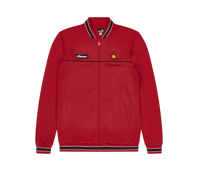 ellesse Tommie Track Jacket (M) (Dark Red)