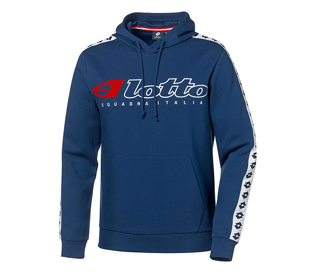 Lotto Athletica Due Sweat Hoodie (M) (Blue) - Fromuth Pickleball