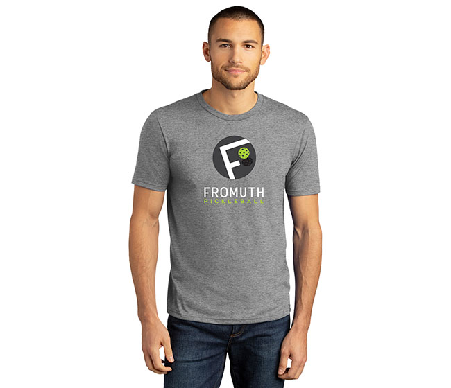 Fromuth Pickleball Circle Logo Tri Tee (M)