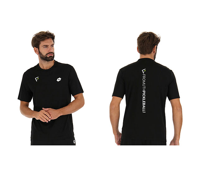 Fromuth Pickleball Lotto Core Tee (M) (Black)