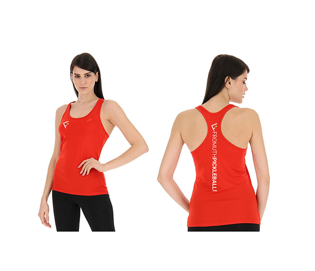 Fromuth Pickleball Lotto Core Tank (W) (Red)