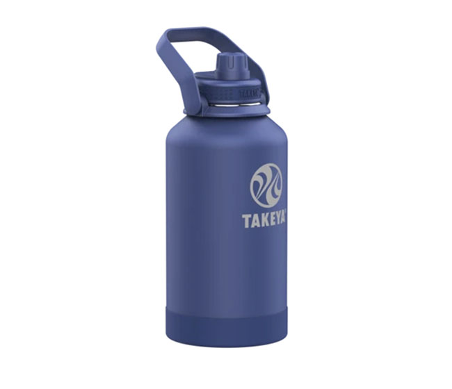 Takeya Newman Pickleball Series Insulated Water Bottle w/Spout Lid (64oz) (Blue)