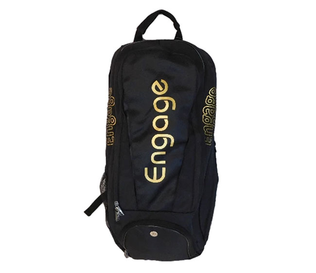 Engage Pickleball Players Backpack (Black/Gold)