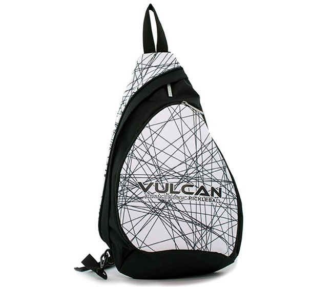 Vulcan Pickleball Sling Bag (White)