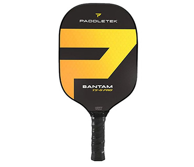 Paddletek Bantam TS-5 Pro Thin Grip Paddle (Yellow)