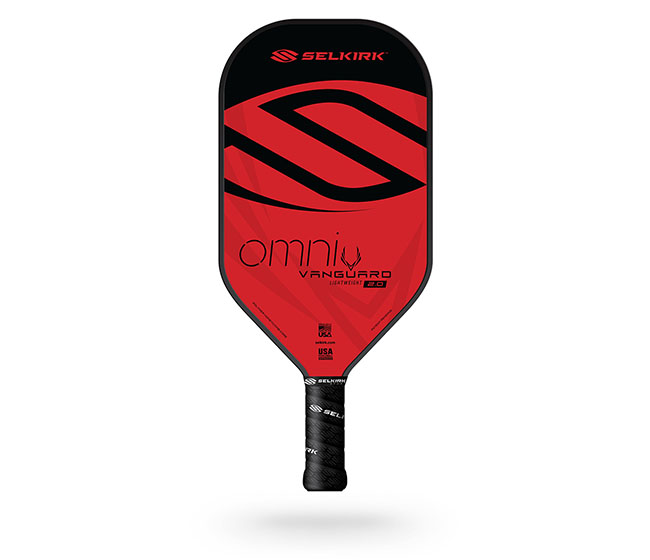 Selkirk Vanguard Hybrid Omni Light 2.0 Pickleball Paddle (Crimson Black)