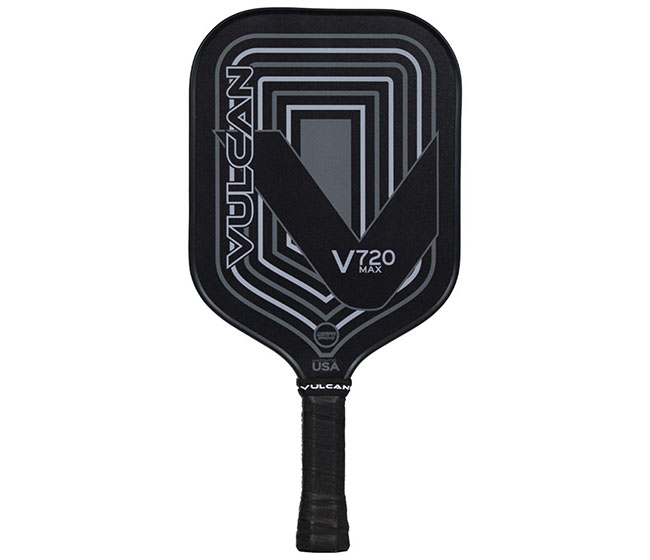 Vulcan V720 Max Pickleball Paddle (Slate Circuit)(Black)