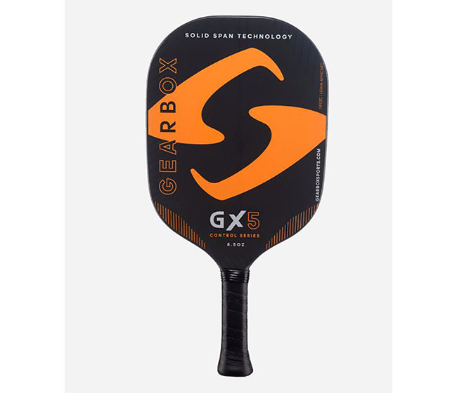 Gearbox GX5 Control Pickleball Paddle (Thin Grip) (Orange)
