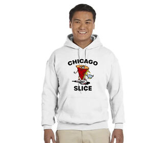 MLP Chicago Slice Hooded Sweatshirt (M) (White)
