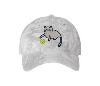 Fromuth Pickleball Tie Dyed Cat Cap (Grey)