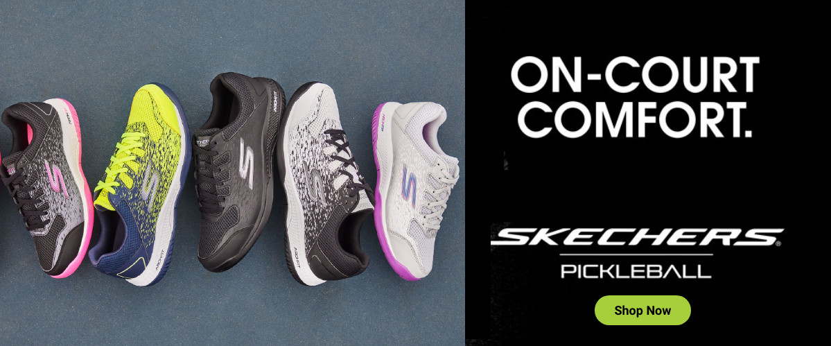 On-Court Comfort. Scechers Picklball Shoes. Show Now.